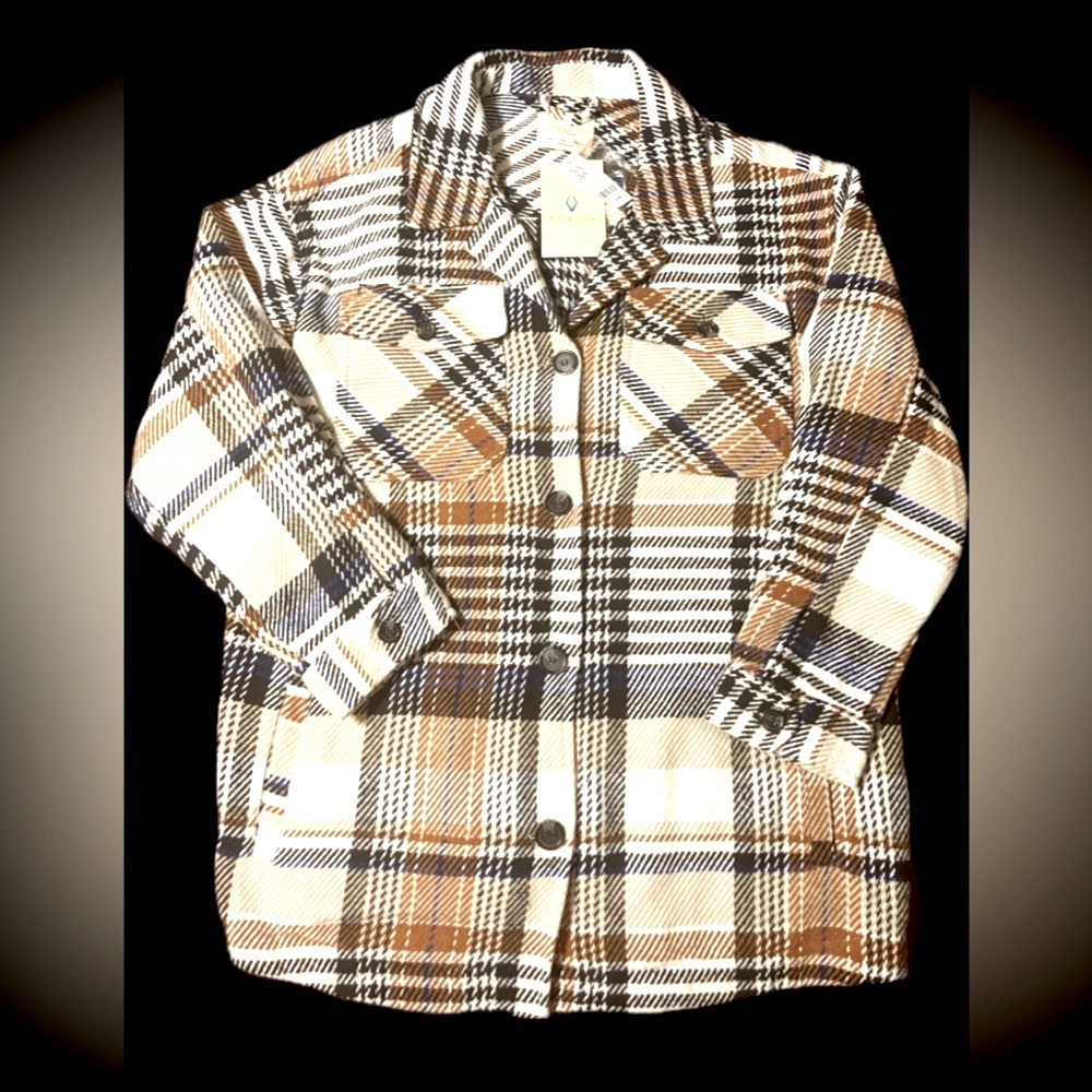 Plaid Shacket by Jade and Ivory New York and Company